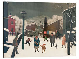 Magnettafel Winter in der Stadt I