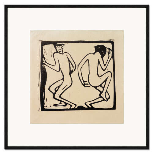 Impresión de arte enmarcada Two Dancing