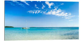 Tableau en plexi-alu Seaside panorama, Fiji Islands