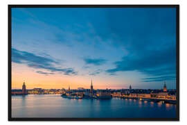Gerahmter Kunstdruck STOCKHOLM 07
