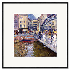Ingelijste kunstdruk Stettin