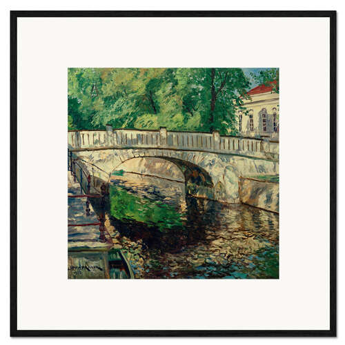 Impresión de arte enmarcada Potsdamer Brücke