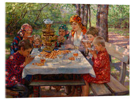 Acrylic print The Teacher's Guests