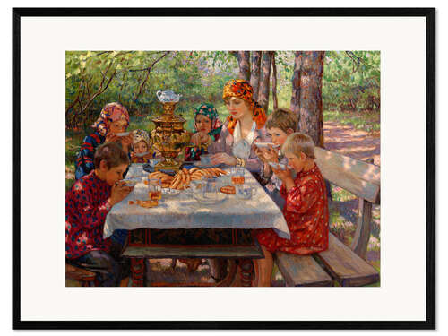 Impresión de arte enmarcada The Teacher's Guests