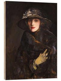 Holzbild Lady Gwendoline Churchill