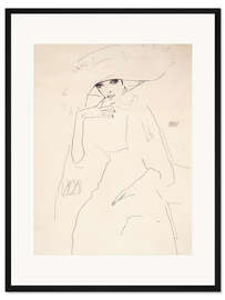 Gerahmter Kunstdruck Tänzerin Moa 