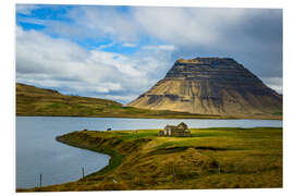 Hartschaumbild Island