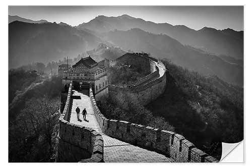 Selvklebende plakat The great wall