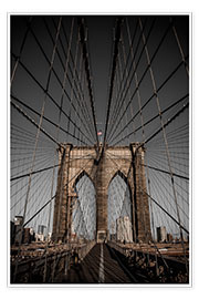 Wandbild  Brooklyn Bridge - Denis Feiner