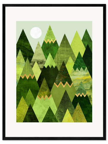 Framed art print Forest Mountains