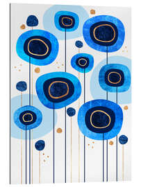 Gallery Print Floral Blues