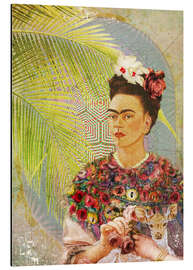 Magnettafel Frida Kahlo mit Rehkitz