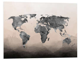 Stampa su PVC Cartina color carbone