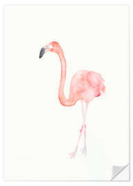 Muursticker Flamingo