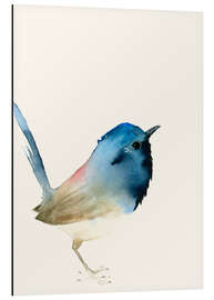 Magnettafel Dunkelblauer Vogel