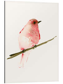 Magnettafel Himbeerroter Vogel