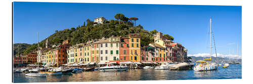 Galleriataulu Portofino Bay panorama in summer