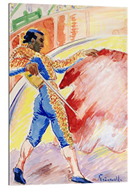 Quadro em plexi-alumínio Matador and the bull