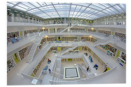 Obraz na PCV Public Library Stuttgart