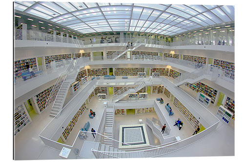 Stampa su plexi-alluminio Public Library Stuttgart