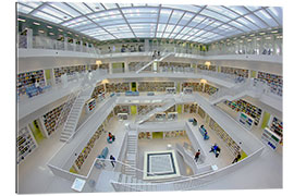 Stampa su plexi-alluminio Public Library Stuttgart