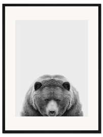 Gerahmter Kunstdruck Zottelbär