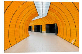 Cuadro de aluminio Marienplatz subway station in Munich