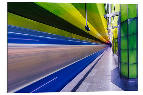 Alubild Candidplatz U-Bahn Station in München