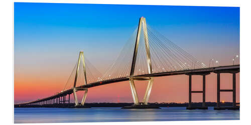 PVC print Cooper River Bridge - Charleston