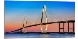 Quadro em plexi-alumínio Cooper River Bridge - Charleston