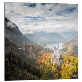 Gallery print Neuschwanstein Castle at Autumn