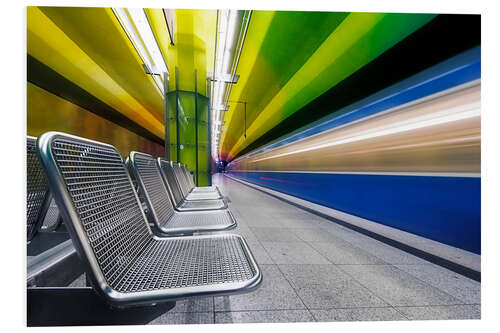 Tableau en PVC Candidplatz subway station in Munich