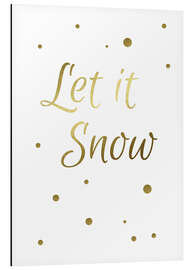 Magnettafel Let It Snow - Lass es schneien