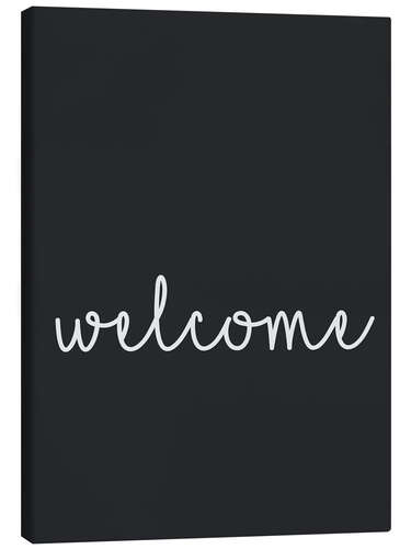 Canvas print Welcome 