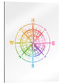 Gallery print Compass Watercolor