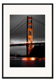 Gerahmter Kunstdruck Golden Gate