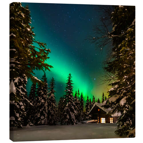 Canvas print Cozy lodge