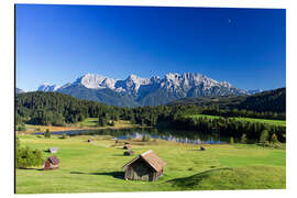 Magnettafel Sommer am Geroldsee in den Alpen