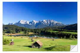 Vinilo para la pared Sunny day at Geroldsee in Alps