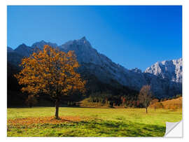 Wandsticker Herbst im Ahornboden