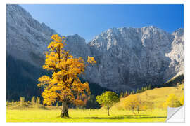 Sticker mural Autumn in Alps