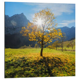 Magnettafel Herbst im Ahornboden im Karwendelgebirge
