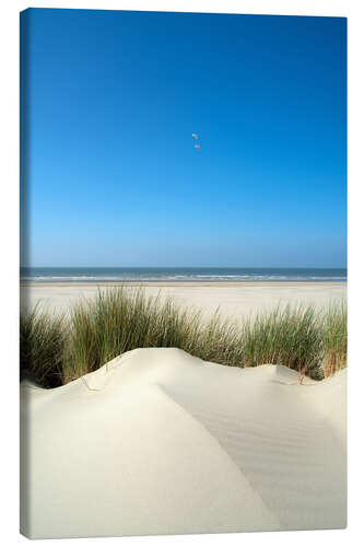 Stampa su tela Untouched dune landscape