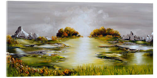 Tableau en verre acrylique Landschaft