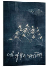 Tableau en plexi-alu Call of the Mountains