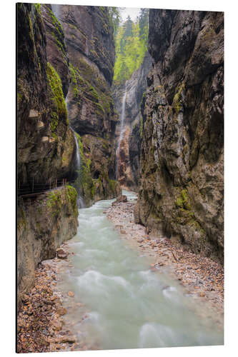 Alubild Partnachklamm Garmisch Partenkirchen