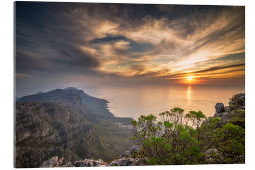 Gallery print Sunset at Table Mountain