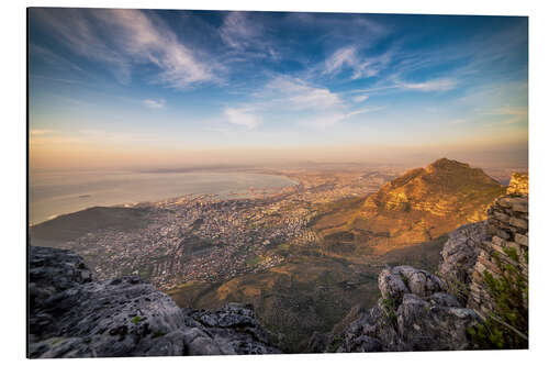 Tableau en aluminium Table Mountain View