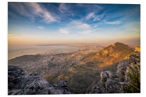 Foam board print Table Mountain View