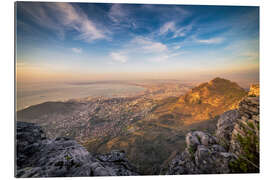 Tableau en plexi-alu Table Mountain View